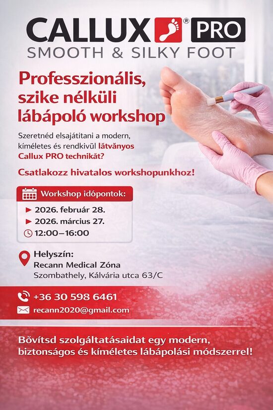 Callux pro szike mentes lábápolás Szombathely