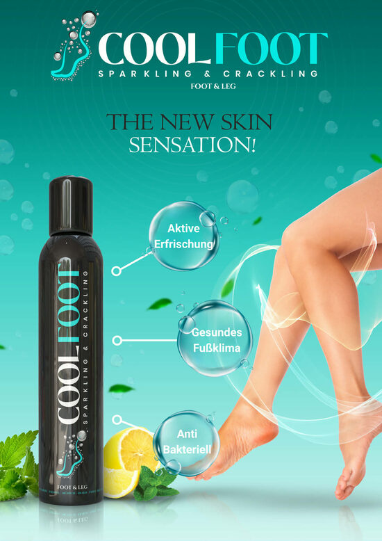 Cool foot antibakteriális lábápoló pattogó hab 200ml